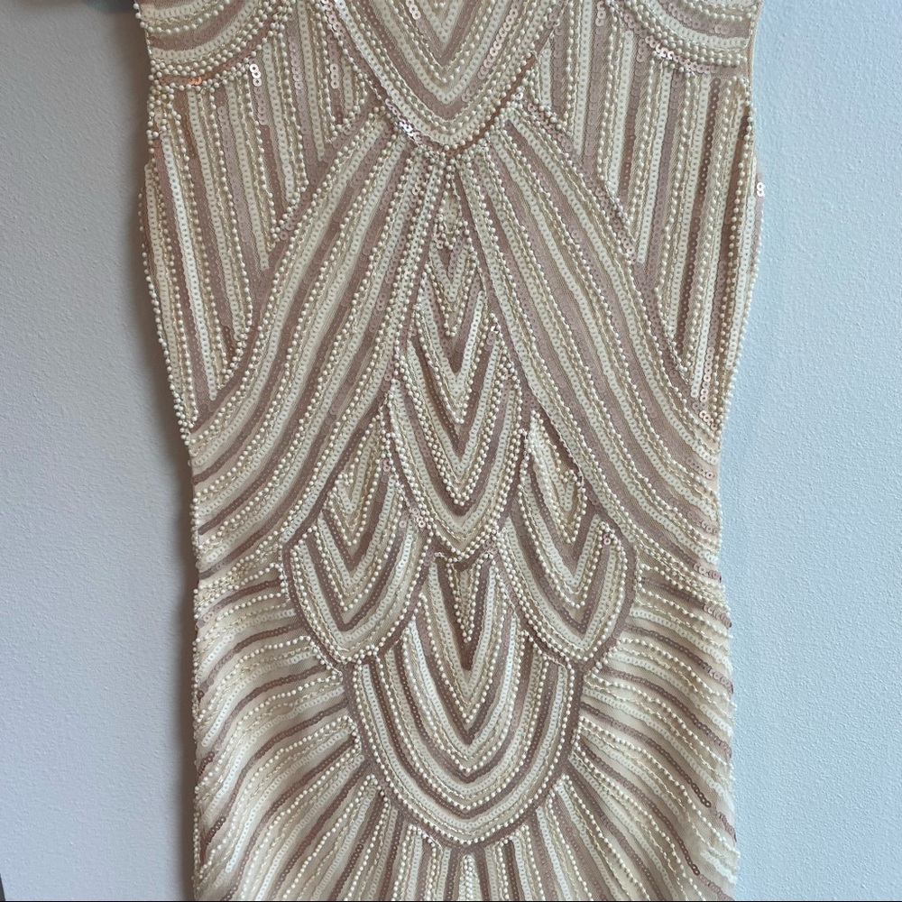 Verty Beaded And Sequenced Flapper Dress View 6